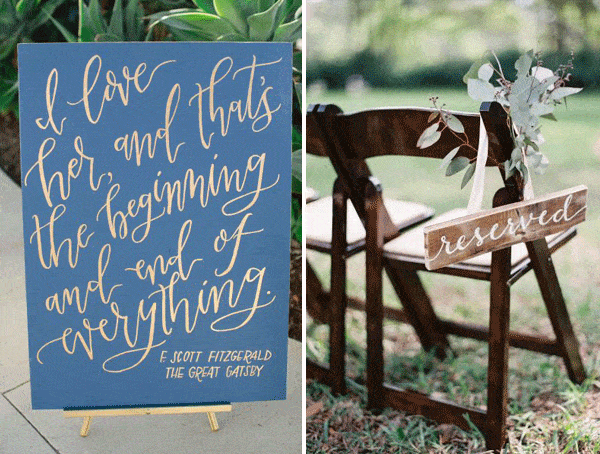 9 Wedding Decor Signs We Love Love And Lace Bridal Blog