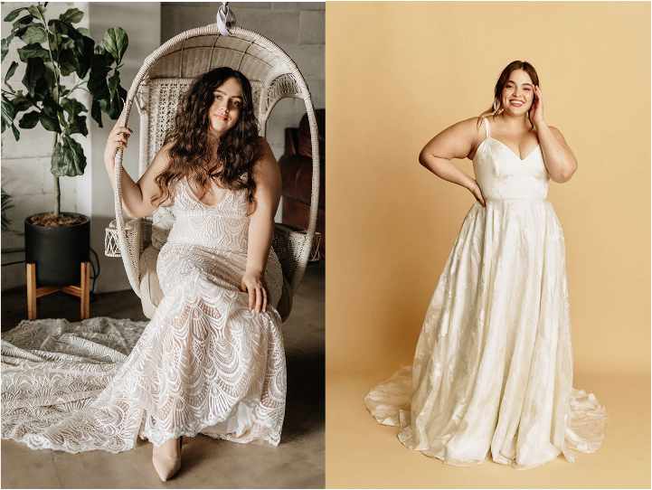 plus size bridal salons